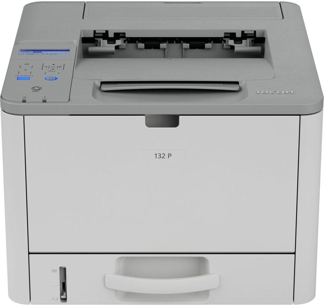 RICOH  132 P Black and White Laser Printer - Gray - Excellent