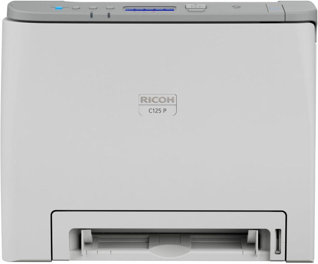RICOH  C125 P Color Laser Printer - Gray - Excellent