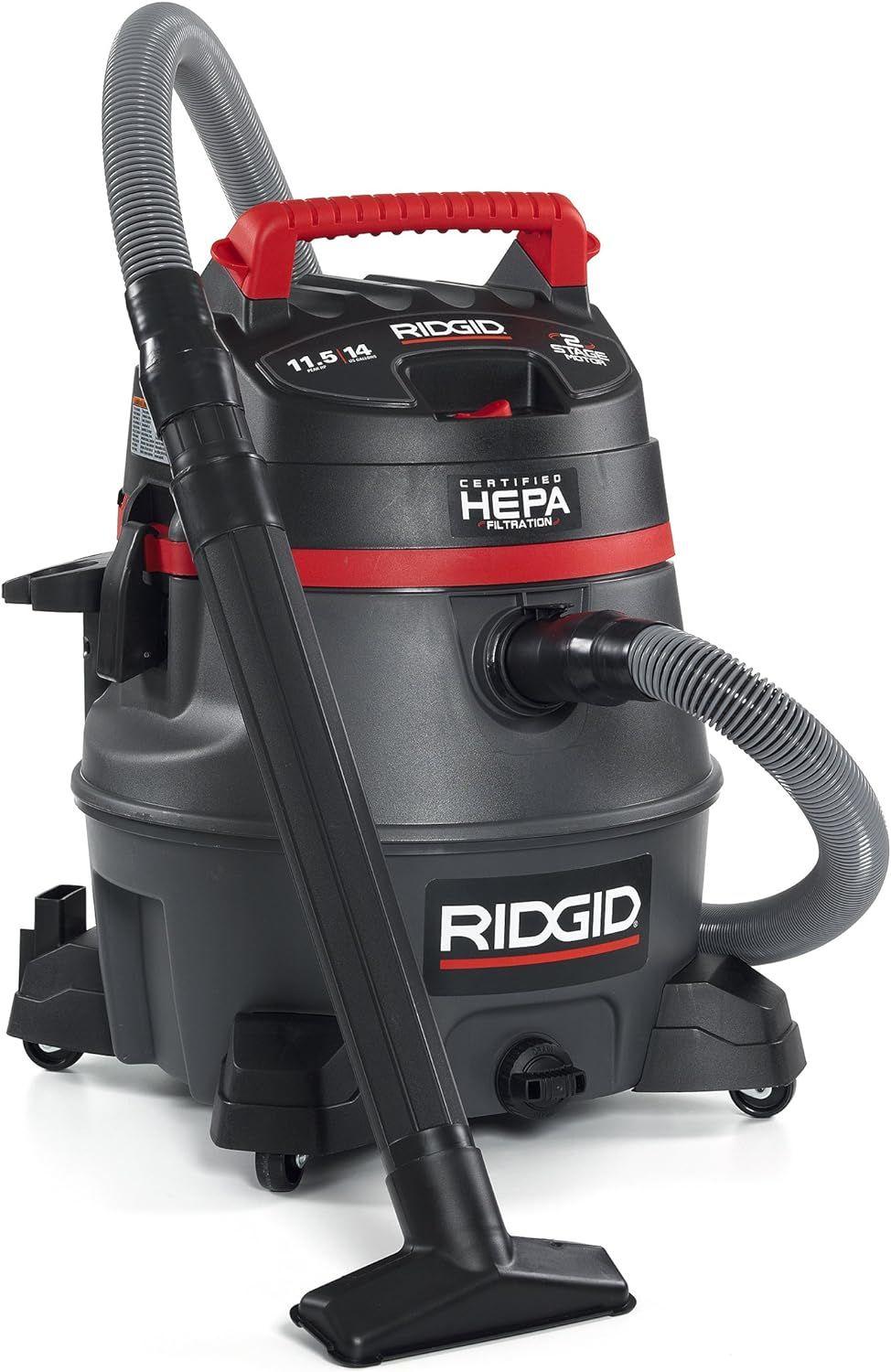 RIDGID  50368 RV2400HF Wet Dry Vacuum - Black - Excellent