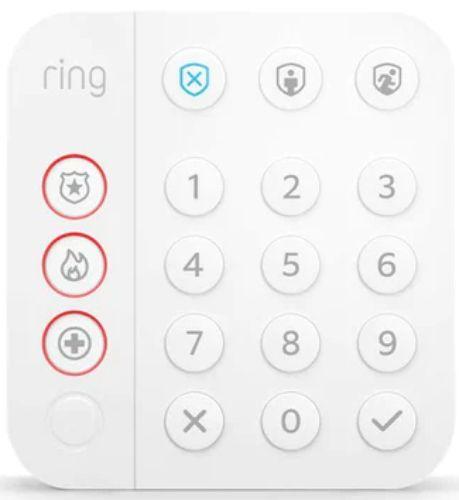 Ring  Alarm Keypad w/Adapter (2nd Gen)  - White - Premium