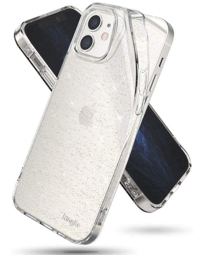 Ringke Air Series Phone Case for iPhone 12 Mini - Glitter Clear - Brand New