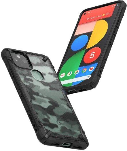 Ringke Fusion X Phone Case for Google Pixel 5 - Camo Black