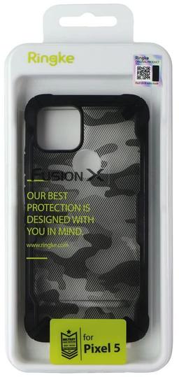 Ringke Fusion X Phone Case for Google Pixel 5 - Camo Black