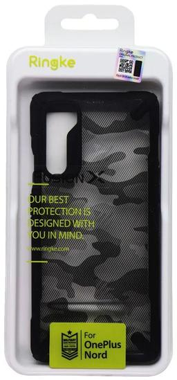 Ringke Fusion X Phone Case for OnePlus Nord - Camo Black