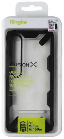 Ringke Fusion X Phone Case for Xiaomi Mi 10 / Mi 10 Pro - Clear/Black