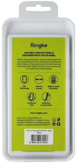 Ringke Fusion X Phone Case for Xiaomi Mi 10 / Mi 10 Pro - Clear/Black
