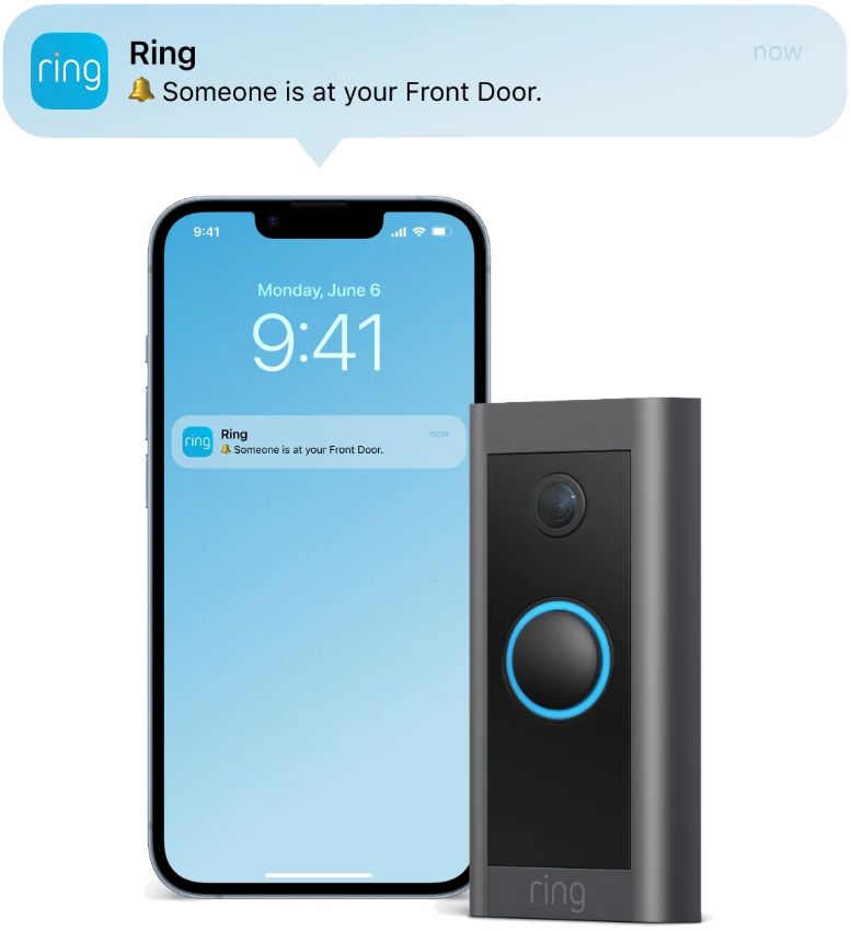 Ring Video Doorbell Wired - Black