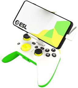 RiotPWR ESL Game Controller for Android Phones USB-C - White/Green