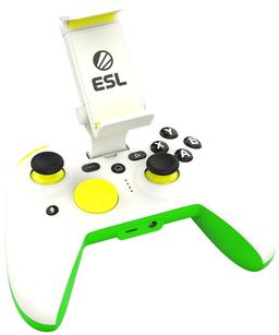 RiotPWR ESL Game Controller for Android Phones USB-C - White/Green