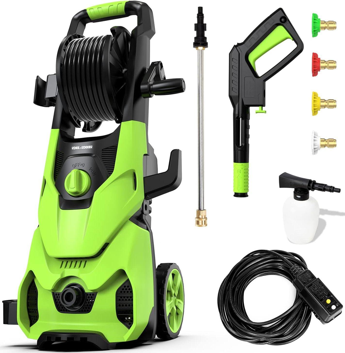 Rock&Rocker  Von 3.2 Powerful Electric Pressure Washer  - Green - Excellent