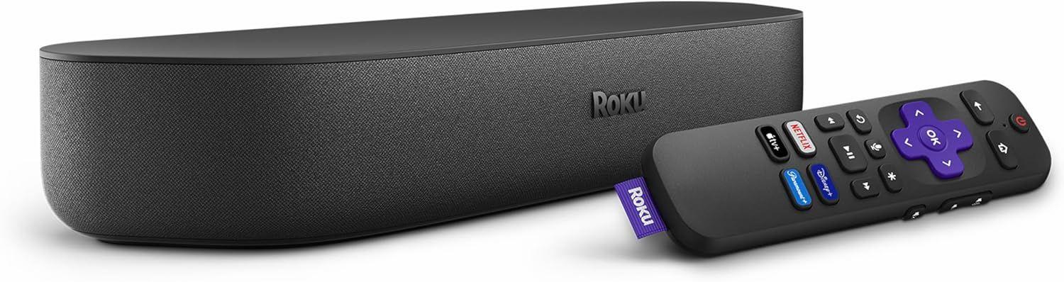 Roku  4K Powerful Streambar Streaming Media Player - Black - Excellent