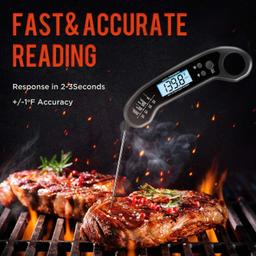 Rouuo Digital Meat Thermometer - Black