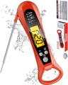 Rouuo Instant Read Meat Thermometer - Red