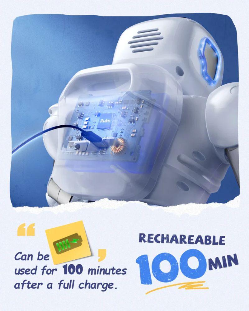 Ruko 1088 Large Smart Robots for Kids - Blue