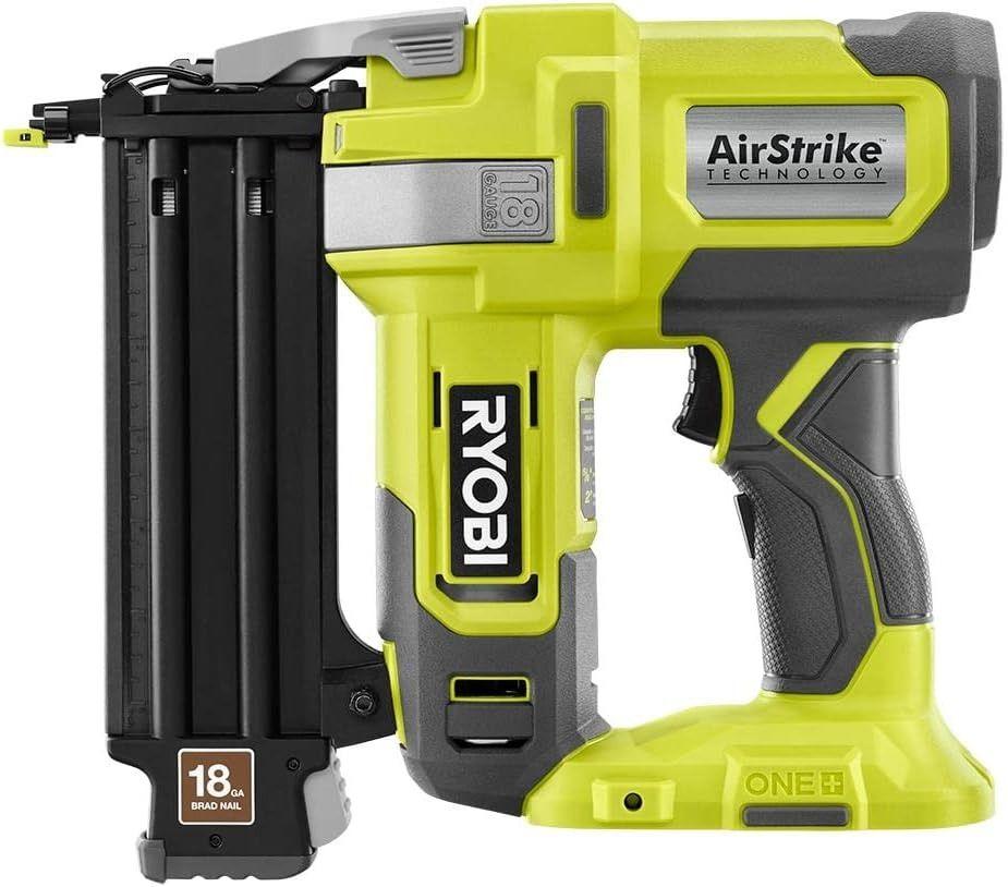 RYOBI  18-Volt Cordless Brad Nailer (Tool Only) - Black/Green - Excellent