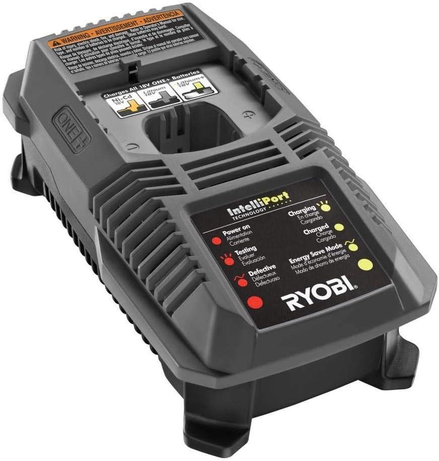 RYOBI  18-Volt Dual Chemistry Charger P118 - Black - Excellent