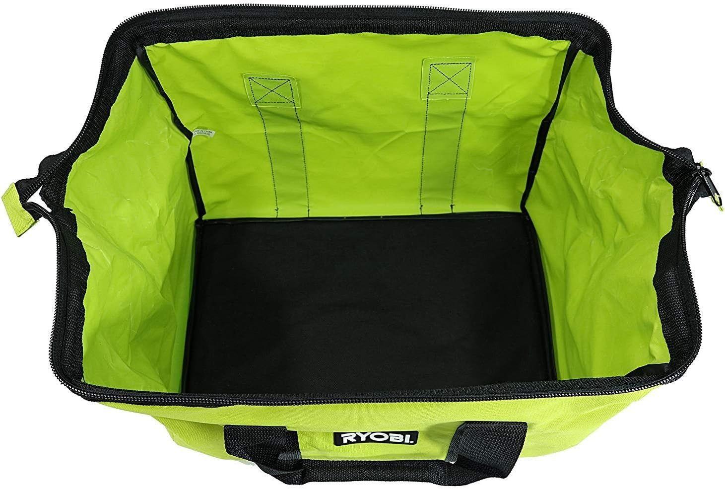 RYOBI Contractors Heavy Duty Green Tool Bag - Green