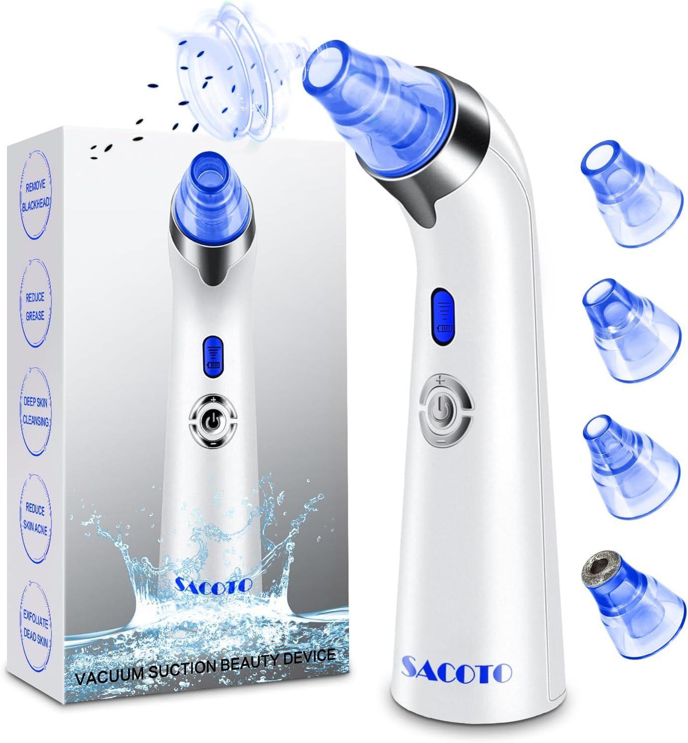 SACATO  HTY-2 Blackhead Remover Pore Vacuum - Blue - Excellent