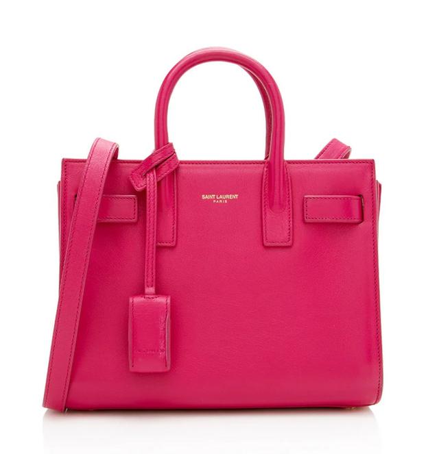 Saint Laurent Calfskin Classic Sac de Jour Nano Tote