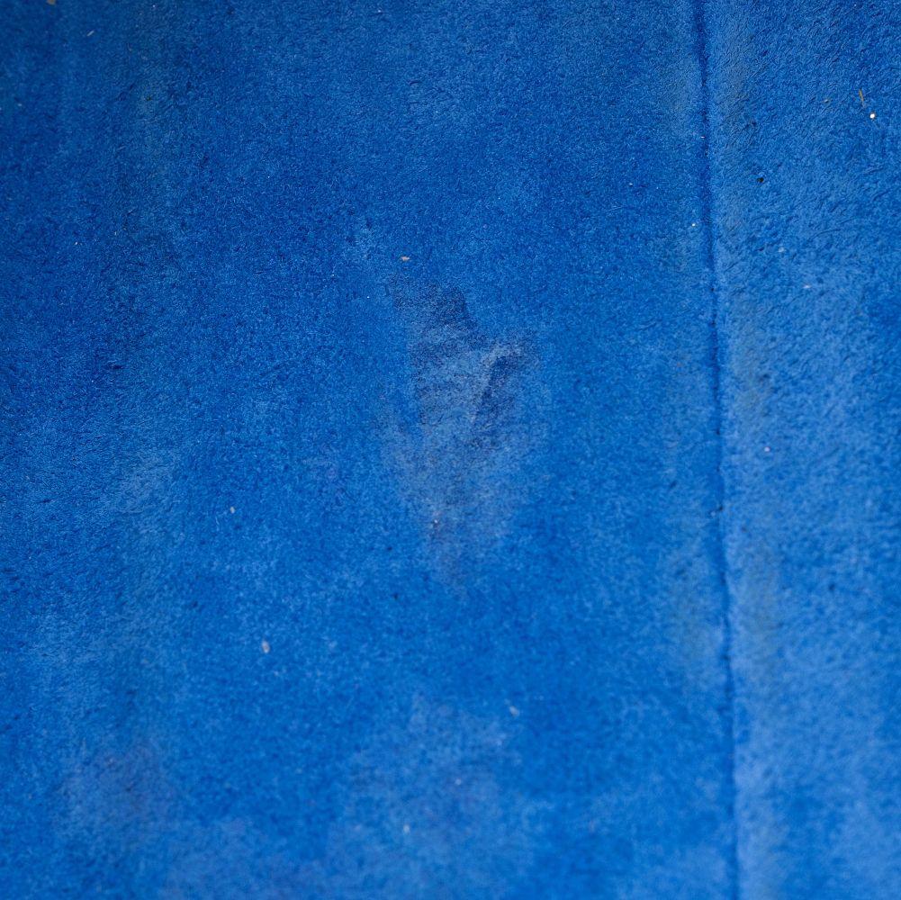 Saint Laurent Calfskin Monogram Baby Cabas Tote - Calfskin - Blue