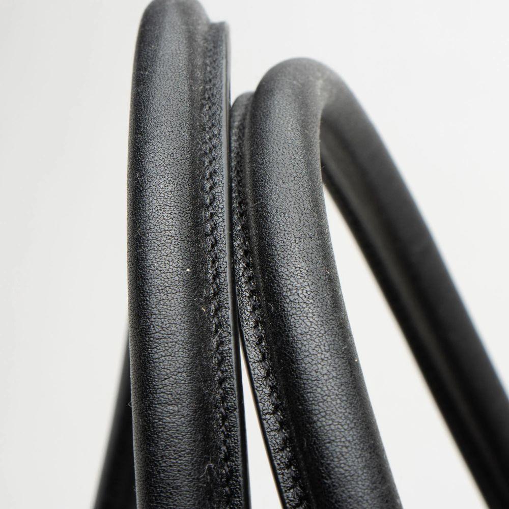 Saint Laurent Canvas Calfskin Rive Gauche Maxi Tote - Canvas - Beige/Black