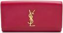 Saint Laurent Grain de Poudre Monogram Kate Clutch