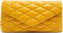 Saint Laurent Quilted Lambskin Puffer Sade Clutch