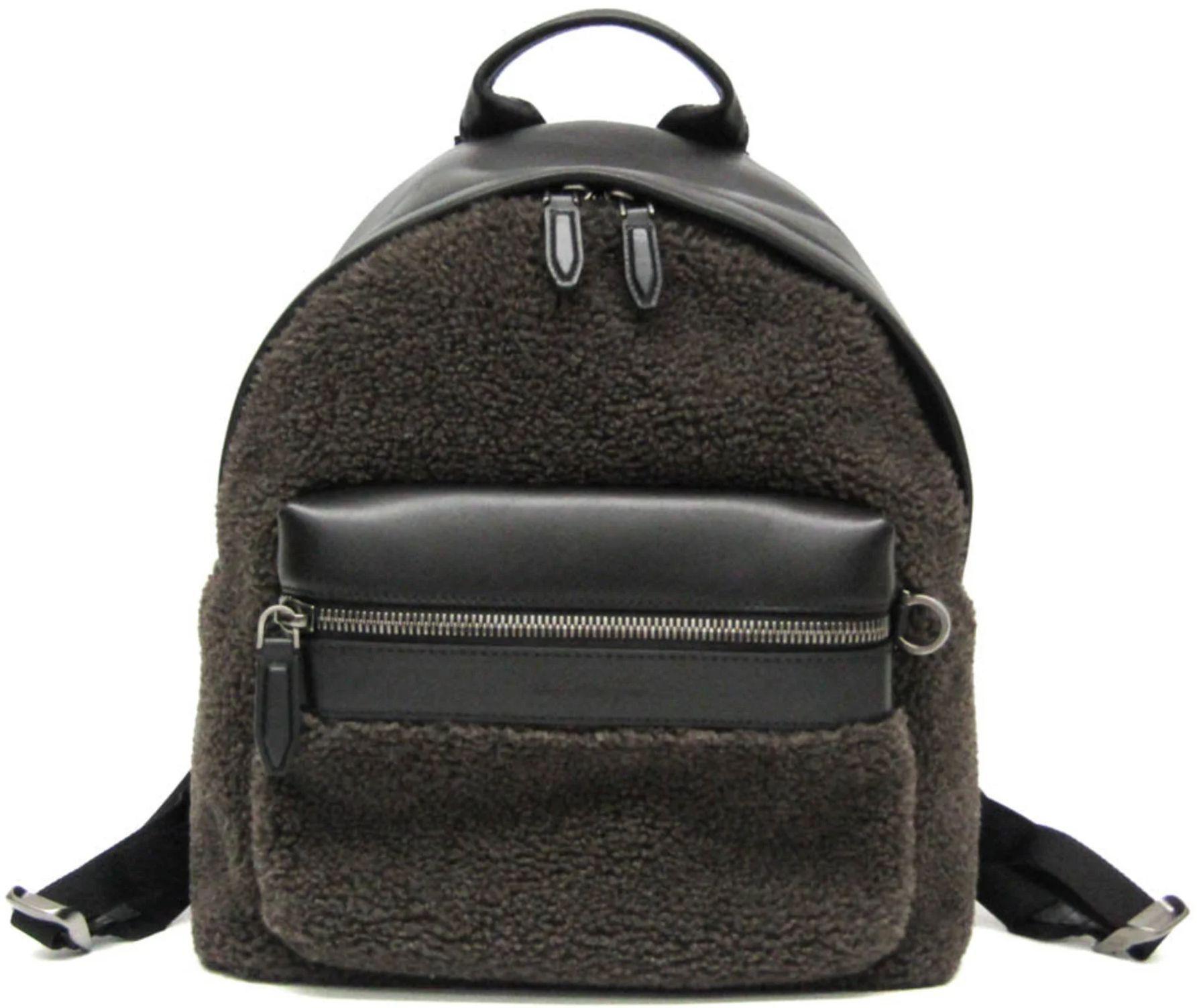 Salvatore Ferragamo  Leather Backpack - Black/Dark Brown - Leather - Excellent