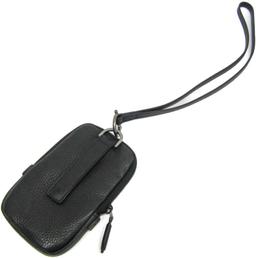 Salvatore Ferragamo Leather Pouch - Leather - Black