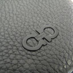 Salvatore Ferragamo Leather Pouch - Leather - Black