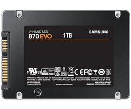 Samsung 870 EVO SATA III 2.5" 2TB Internal SSD - 2TB - Black