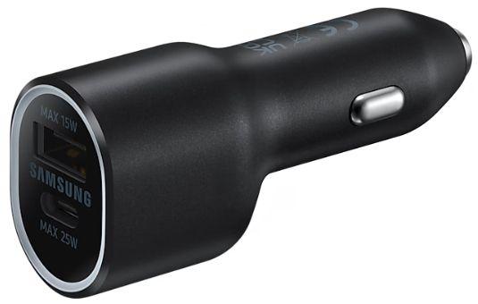 Samsung  Car Charger Duo (25W & 15W) - Black - Acceptable
