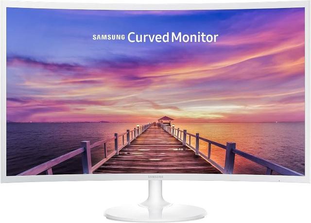 Samsung CF391 Curved LED Monitor in White in Premium condition