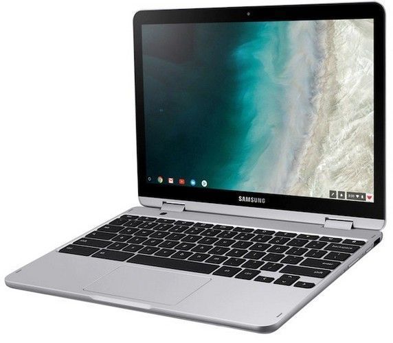 Samsung Chromebook Plus V2 (2-In-1) Laptop 12.2" - Light Titan - Intel Celeron 3965Y 1.50GHz - 4GB RAM - 32GB