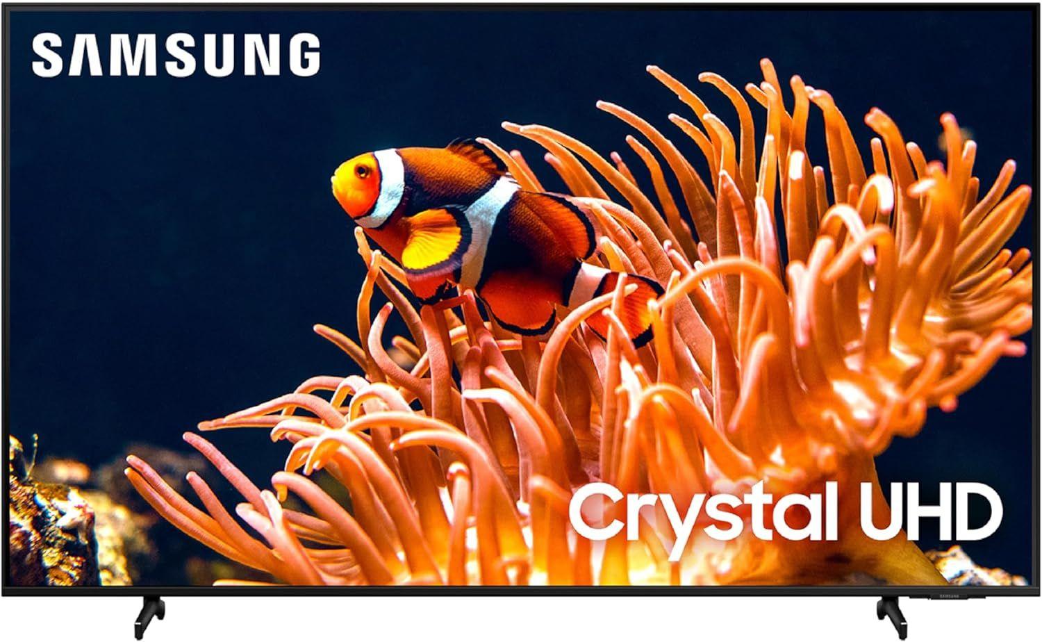 Samsung  Class Crystal DU8000 Smart TV - Black - 43 Inch - Excellent