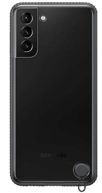 Samsung  Clear Protective Cover for Galaxy S21+ - Black - Acceptable
