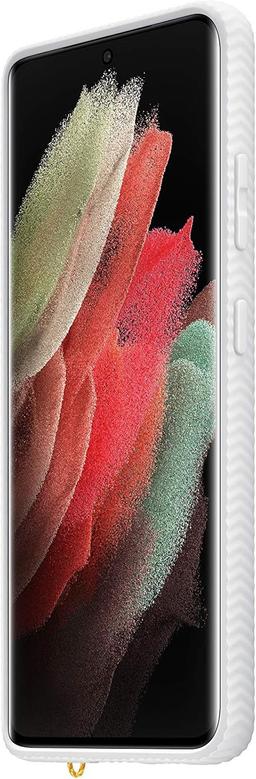 Samsung Clear Protective Cover for Galaxy S21 Ultra - White