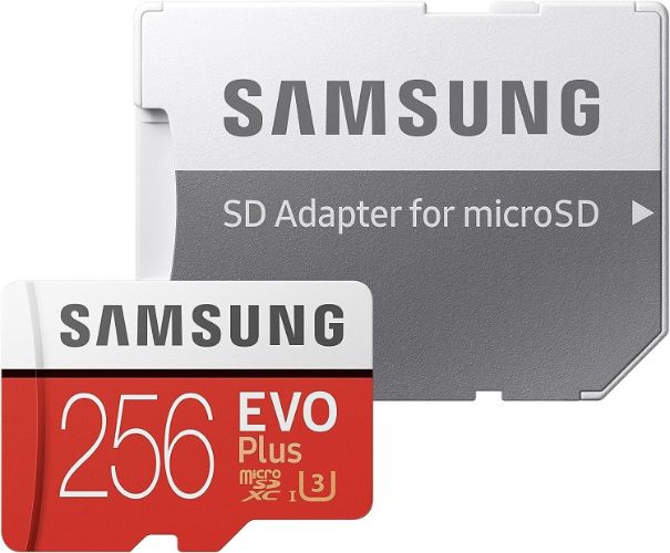 Samsung Evo Plus MicroSDXC with SD Adapter - 64GB - Red