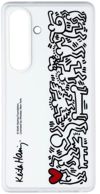 Samsung Flipsuit Phone Case for Galaxy S25 - White/Keith Haring