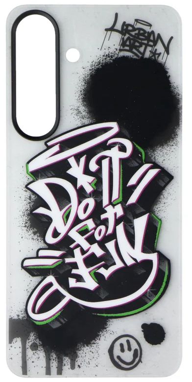 Samsung Flipsuit Rugged Phone Case for Galaxy S25 - Black/Urban Art Graffiti