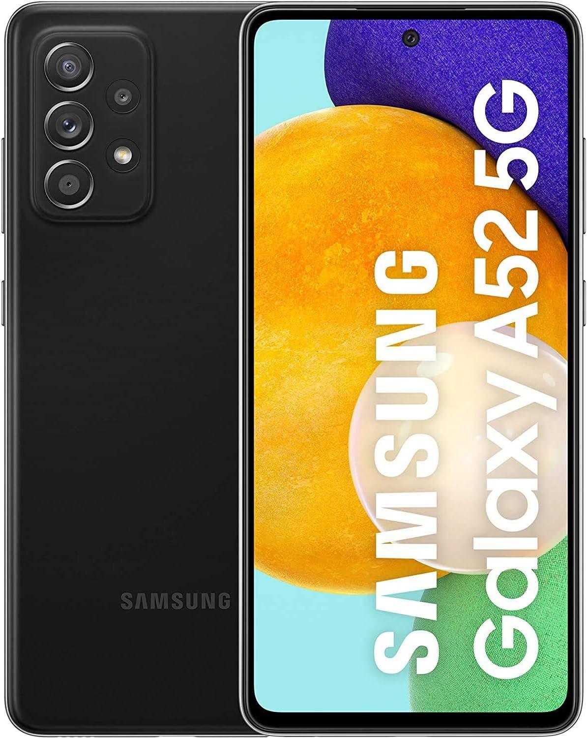 Samsung Galaxy A52 (5G) - 128GB - Awesome Black - 6GB RAM - Fully Unlocked - Excellent