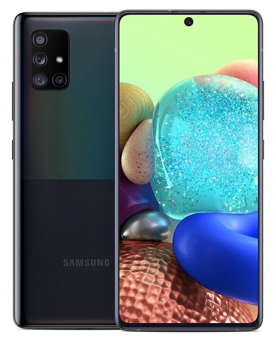 Samsung  Galaxy A71 (5G) - 128GB - Prism Cube Black - 5G - 6GB RAM - Fully Unlocked - Good