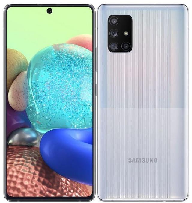 Samsung Galaxy A71 (5G) 128GB Unlocked in Prism Cube Silver in Acceptable condition