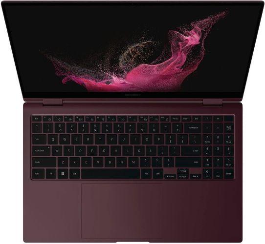 Samsung Galaxy Book2 Pro 360 2-In-1 Laptop - Burgundy - Intel Core i7-1260P 2.1GHz - 16GB RAM - 1TB