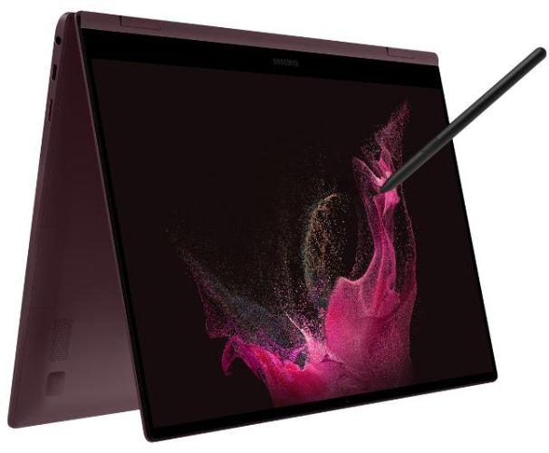 Samsung Galaxy Book2 Pro 360 2-In-1 Laptop - Burgundy - Intel Core i7-1260P 2.1GHz - 16GB RAM - 1TB