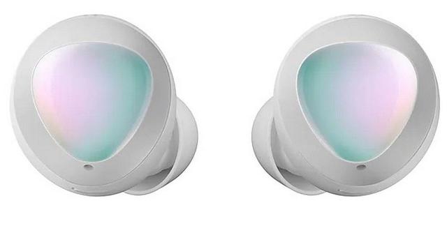 Samsung Galaxy Buds in Aura Glow Silver in Excellent condition