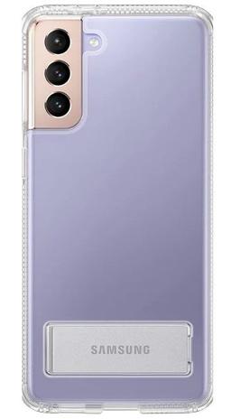 Samsung Rugged Clear Standing Phone Cover for Galaxy S21+ - Clear