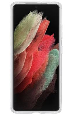 Samsung Clear Standing Cover Phone Case for Galaxy S21 Ultra (5G) - Transparent