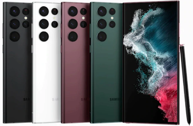 Galaxy S22 Ultra (5G) - 128GB - 1 Physical SIM + eSIM - Burgundy - Unlocked