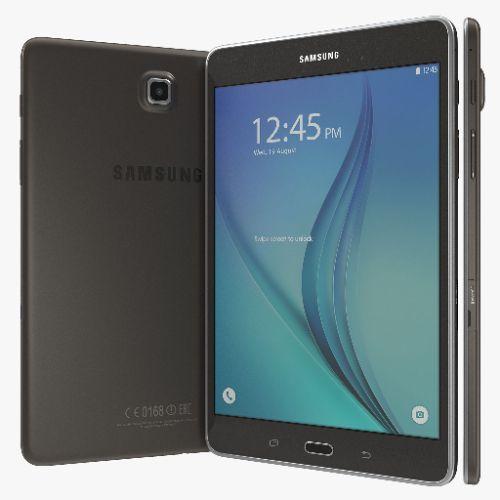 Samsung Galaxy Tab A 8.0" (2015) - 32GB - Smoky Titanium - Cellular + WiFi - 8 Inch - Good